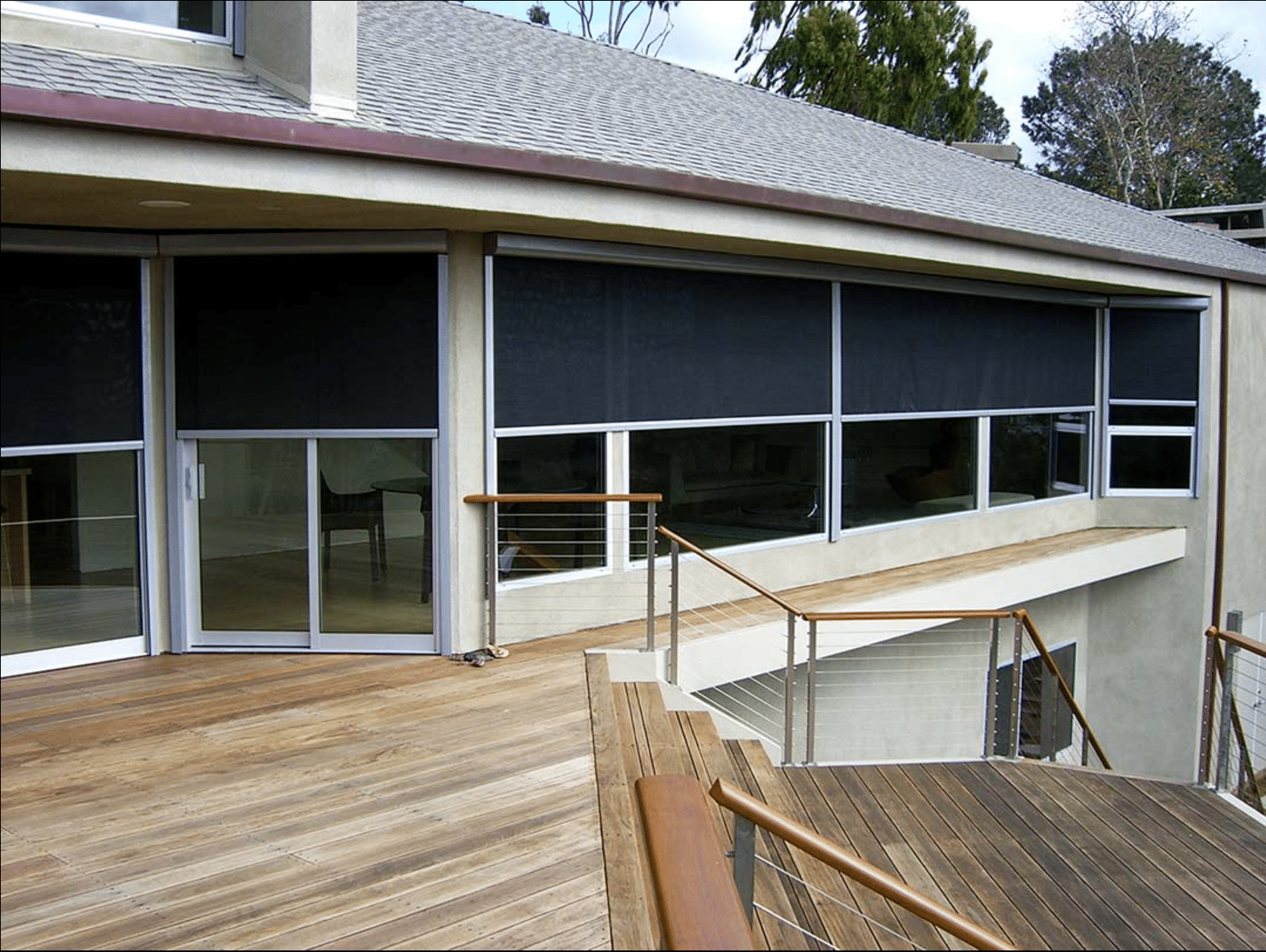 Five Star Retractable Systems Power Screen White Frame