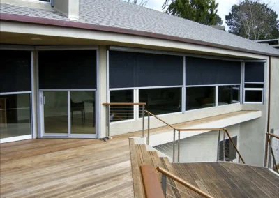 Five Star Retractable Systems Power Screen White Frame