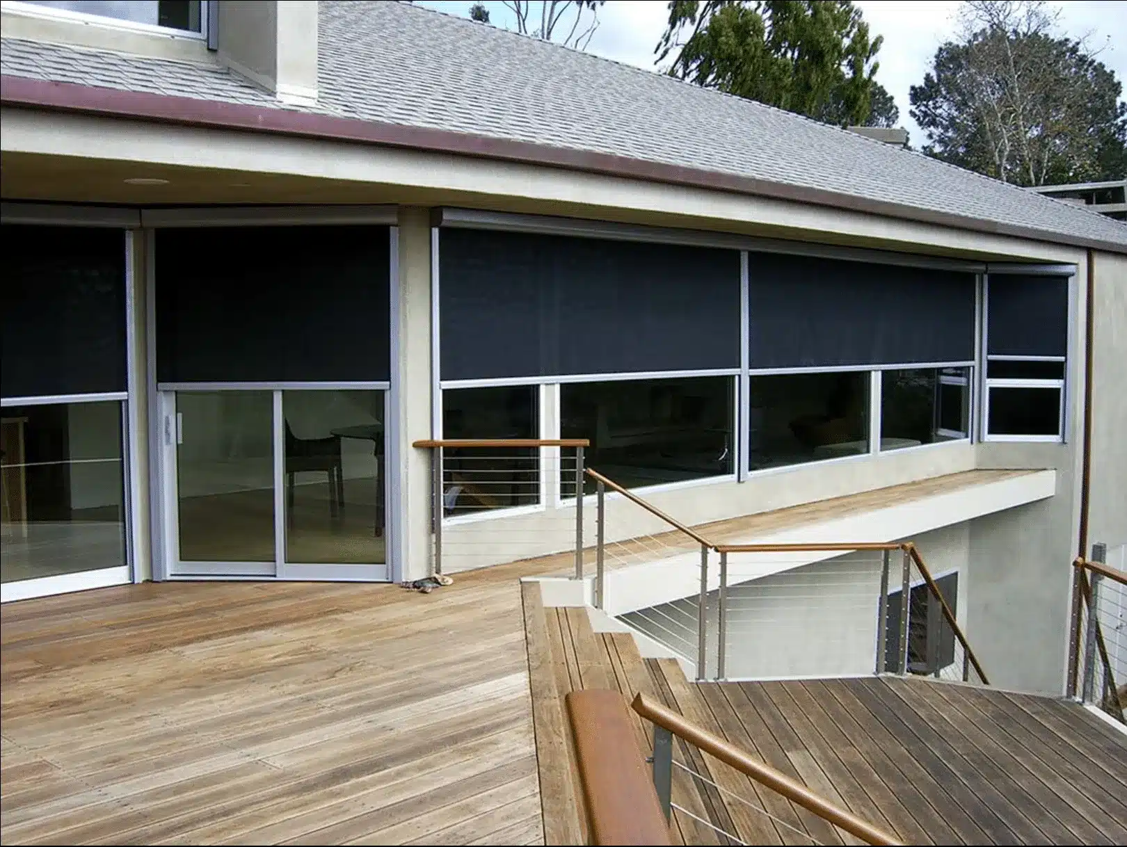 Five Star Retractable Systems Power Screen White Frame